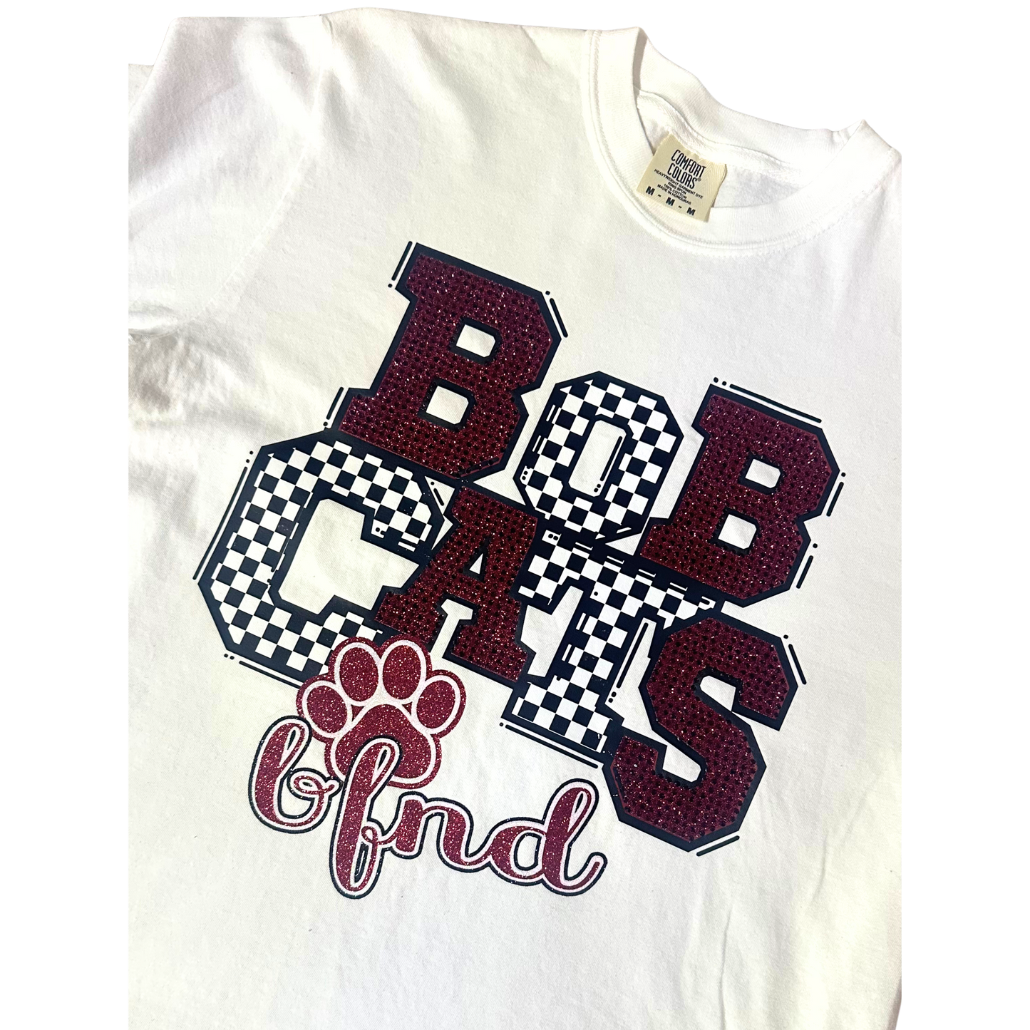Bling Bobcat Plaid