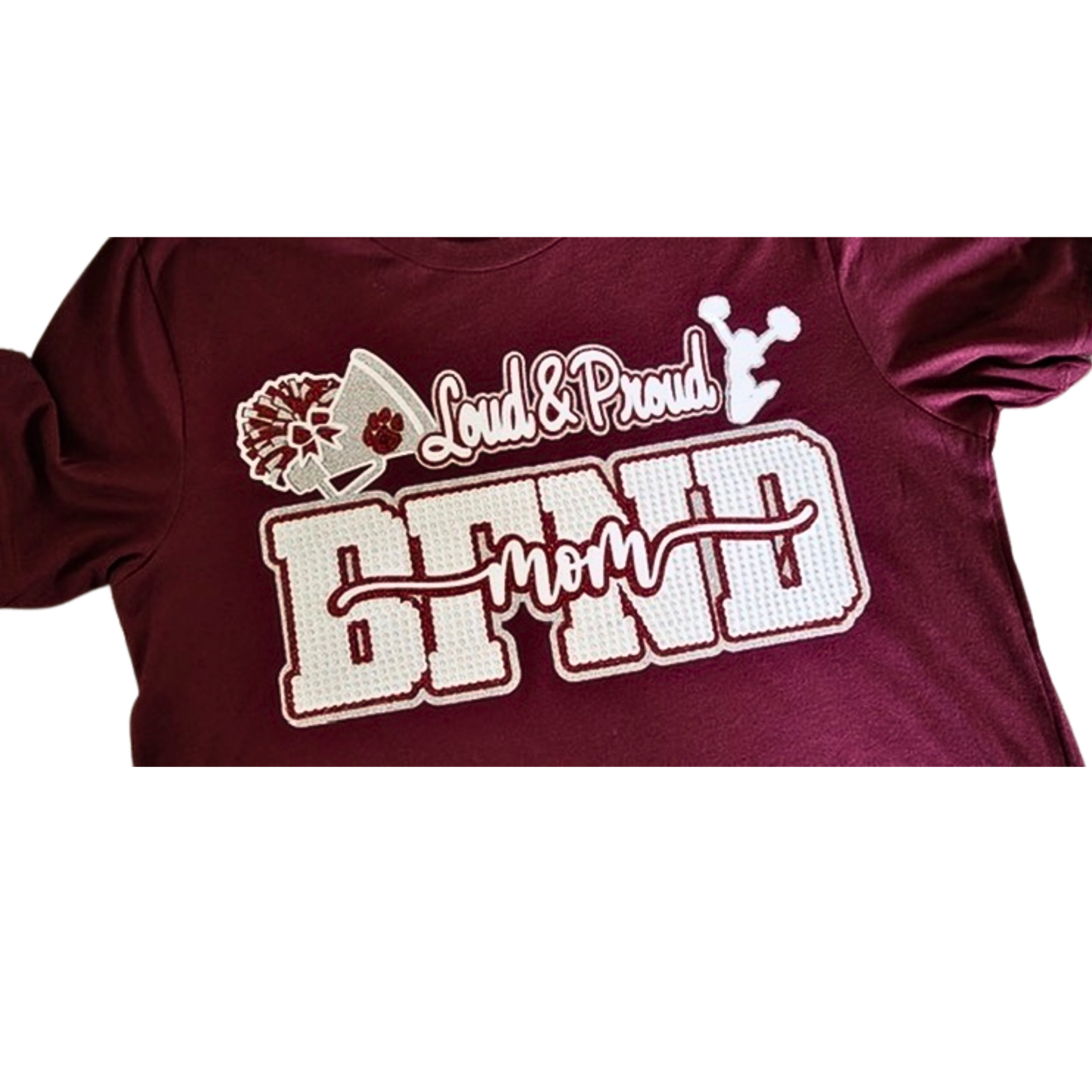Bling Cheer Mom Loud & Proud