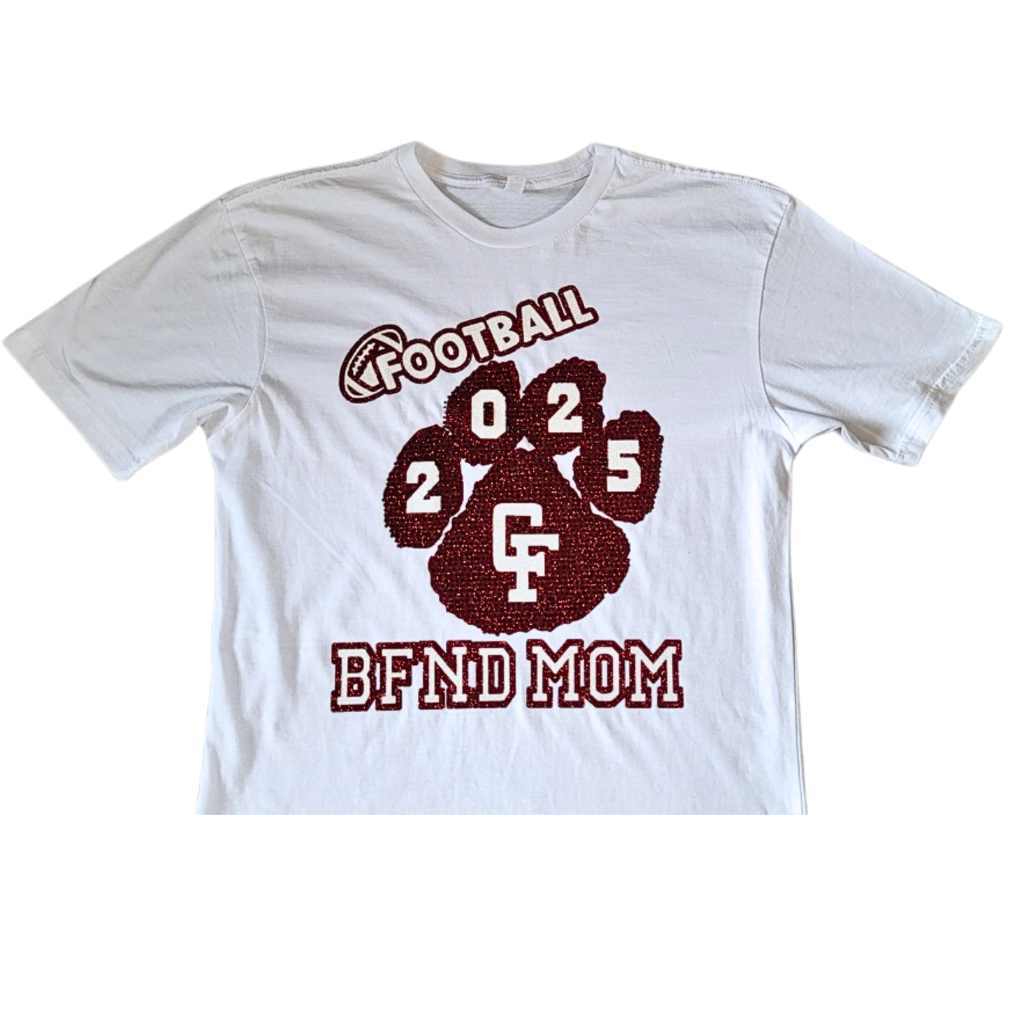 Bling Football Mom Graduate Year