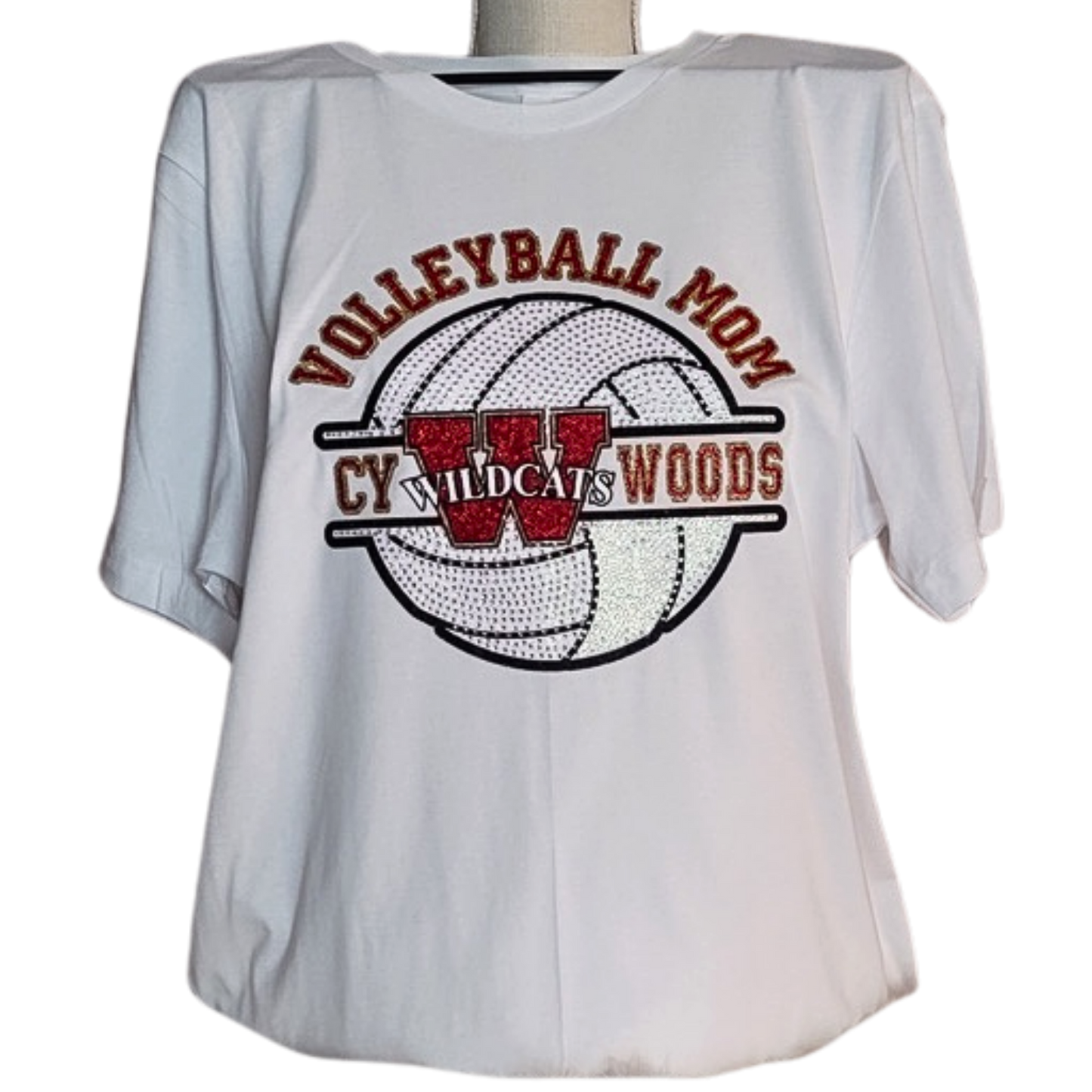 Bling Volleyball School Spirit - Wildcats