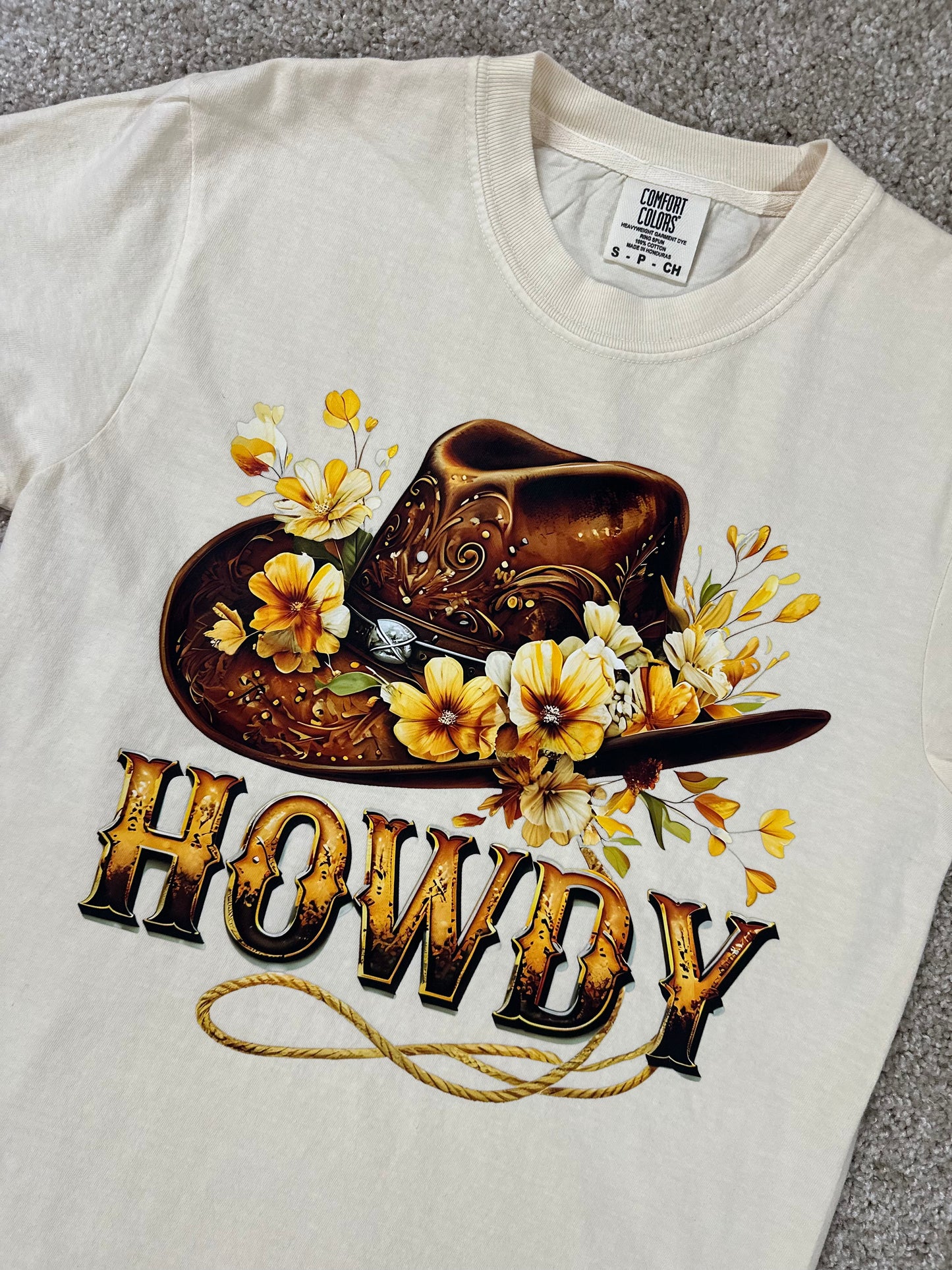 Howdy Yellow Sunflower Design
