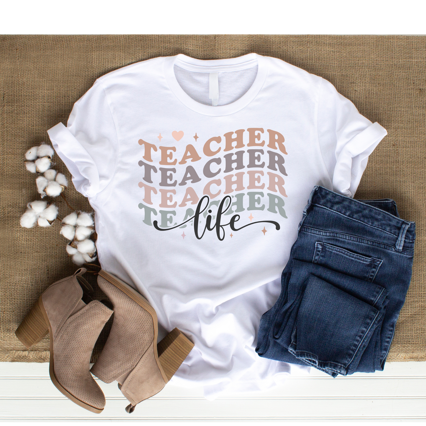 Teacher Life Fall Vintage Colors