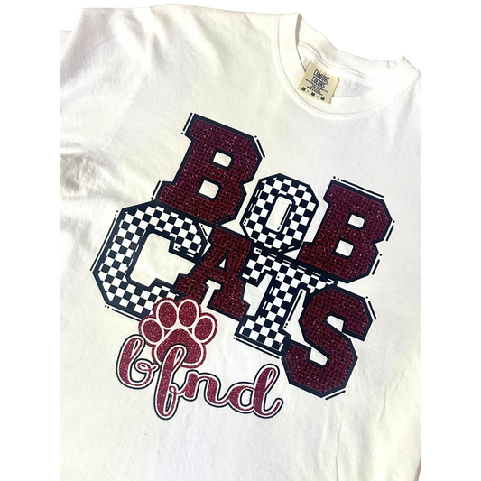 Bling Bobcat Plaid