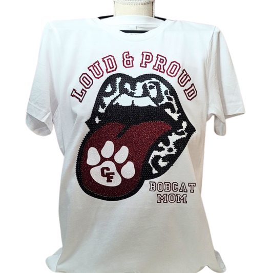 Bling Tongue School Spirit - Bobcat