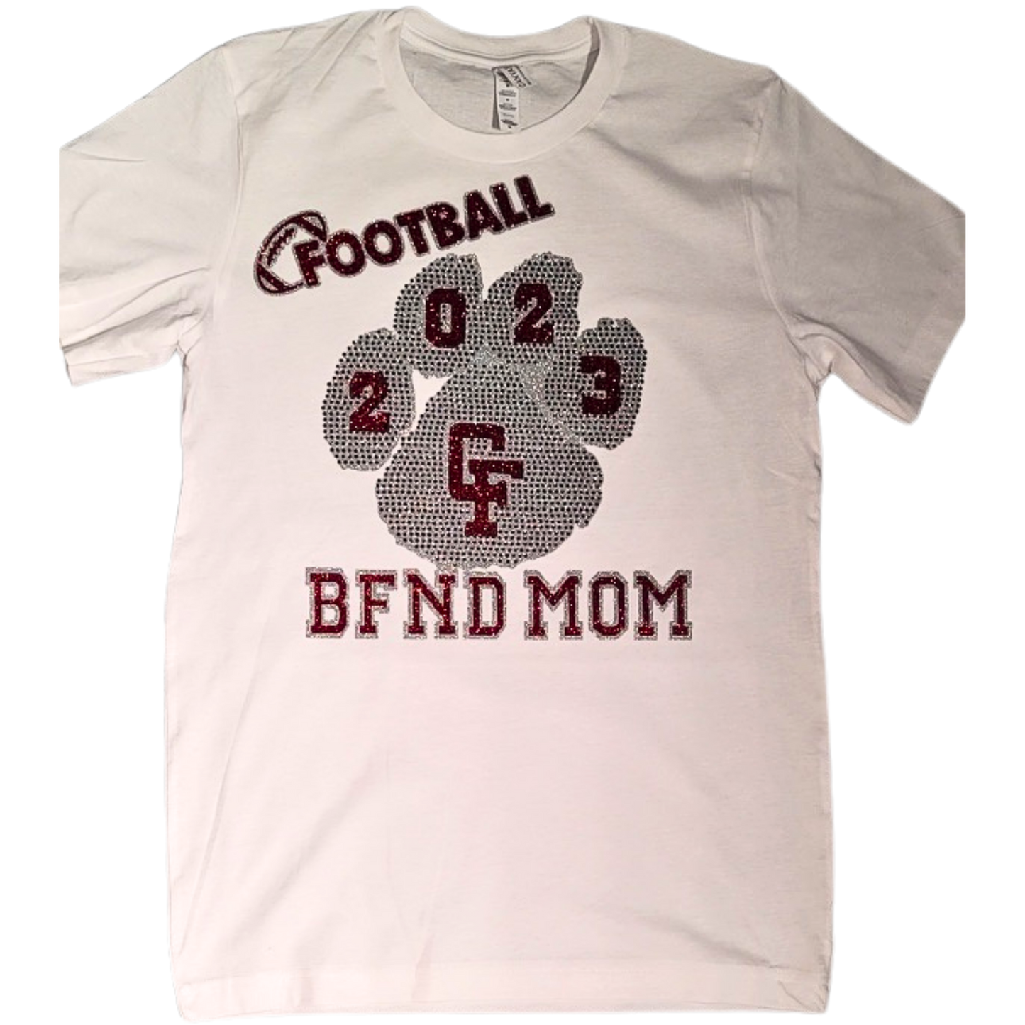 Bling Football Mom Graduate Year